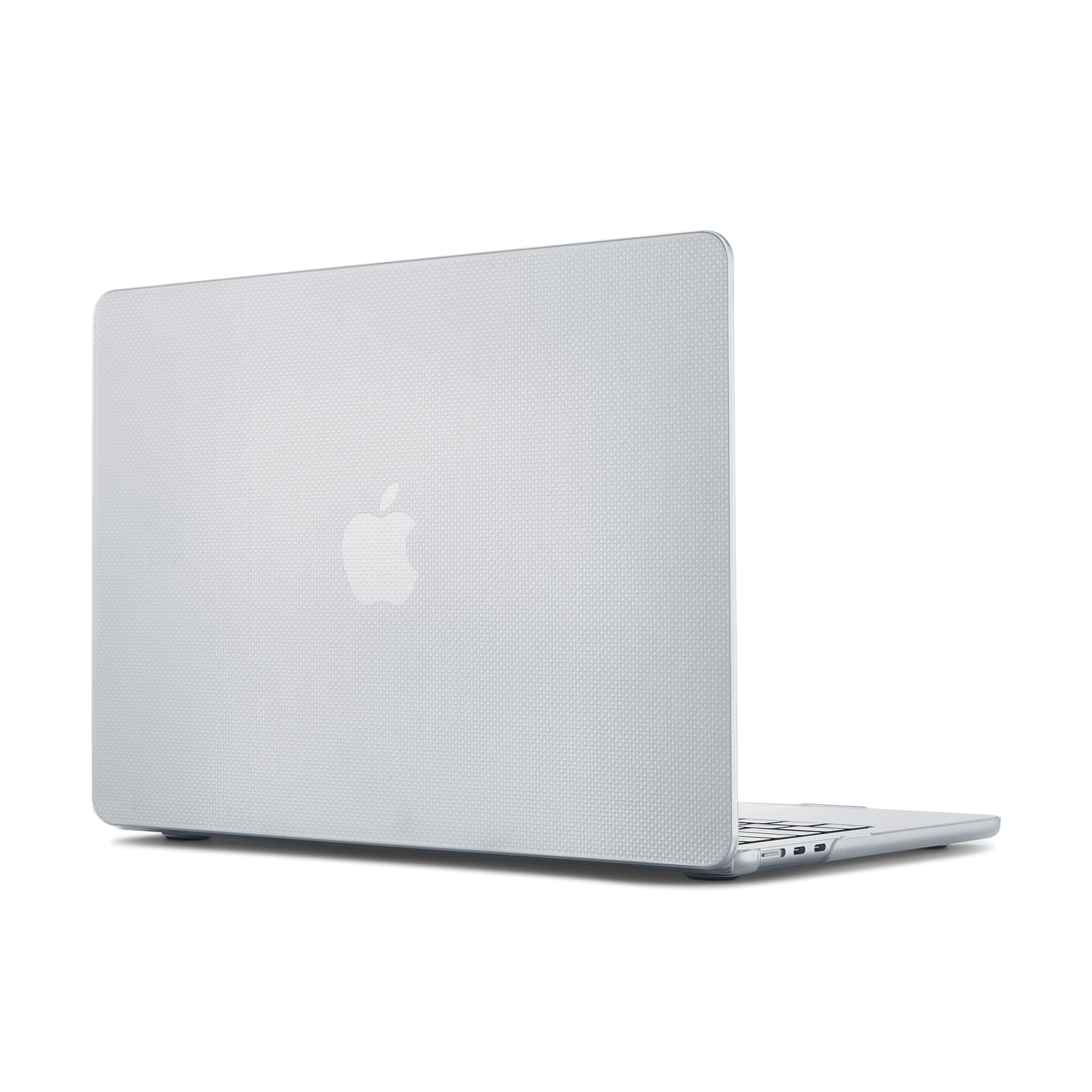 PIPETTO Custodia rigida a pois per MacBook Air 13.6 (M5, M4, M3, M2), custodia sottile per MacBook, copertura per laptop, guscio rigido protettivo, resistente ai graffi (trasparente), trasparente