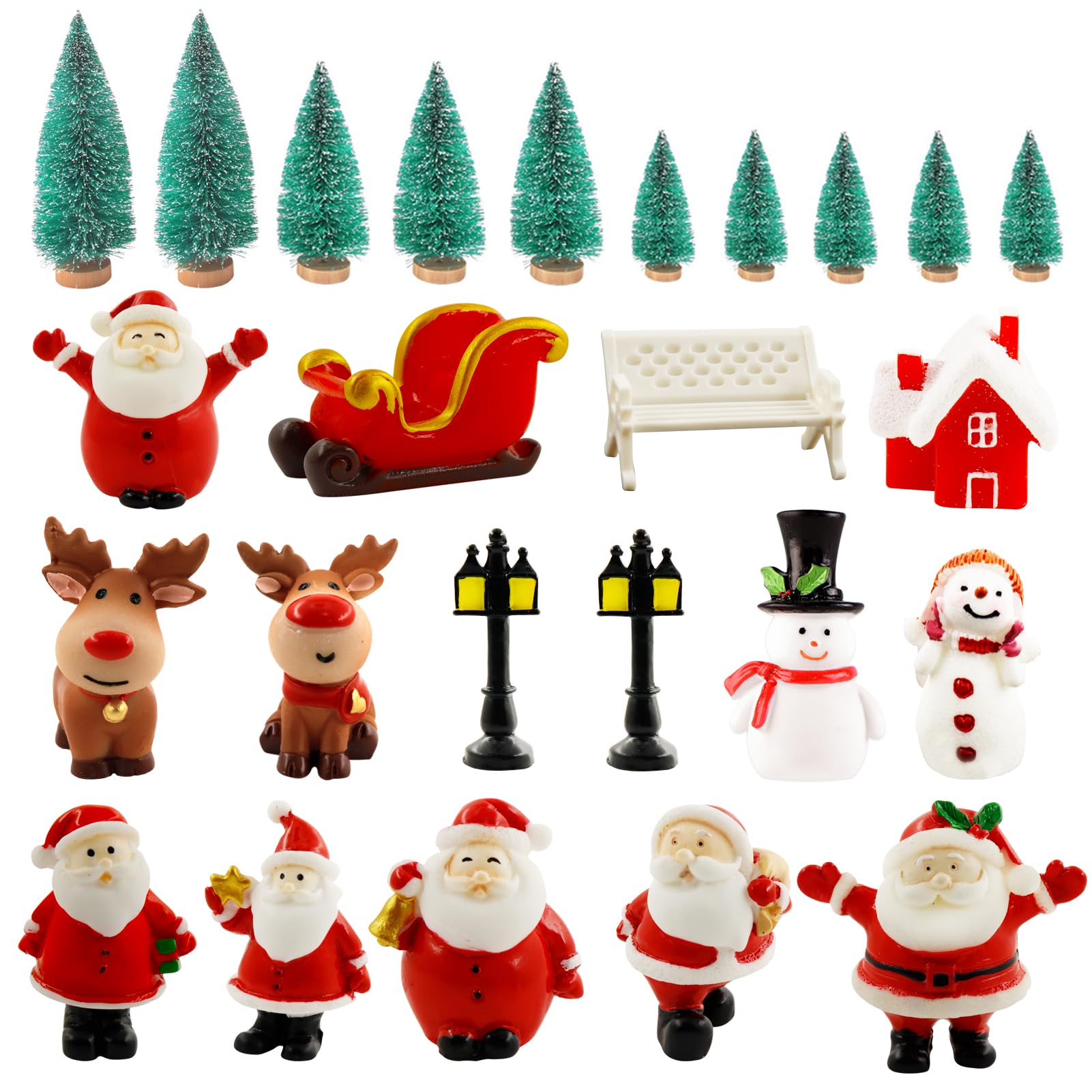 20stücke Teiliges Weihnachtsbaum-Zaun Kunststoff D Produktbild-Vorschau 10
