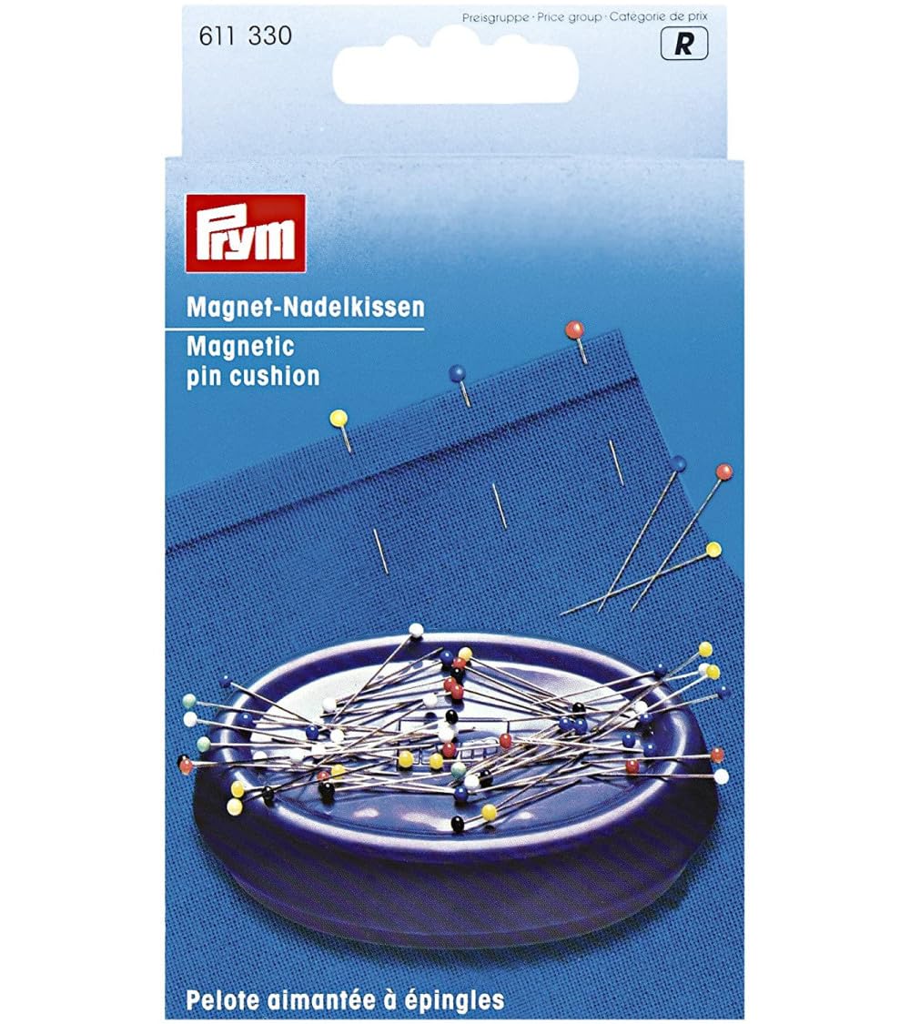 Prym Pelote aimante pour pingles 611330-1 Bleu 8 x 7 x 2 cm
