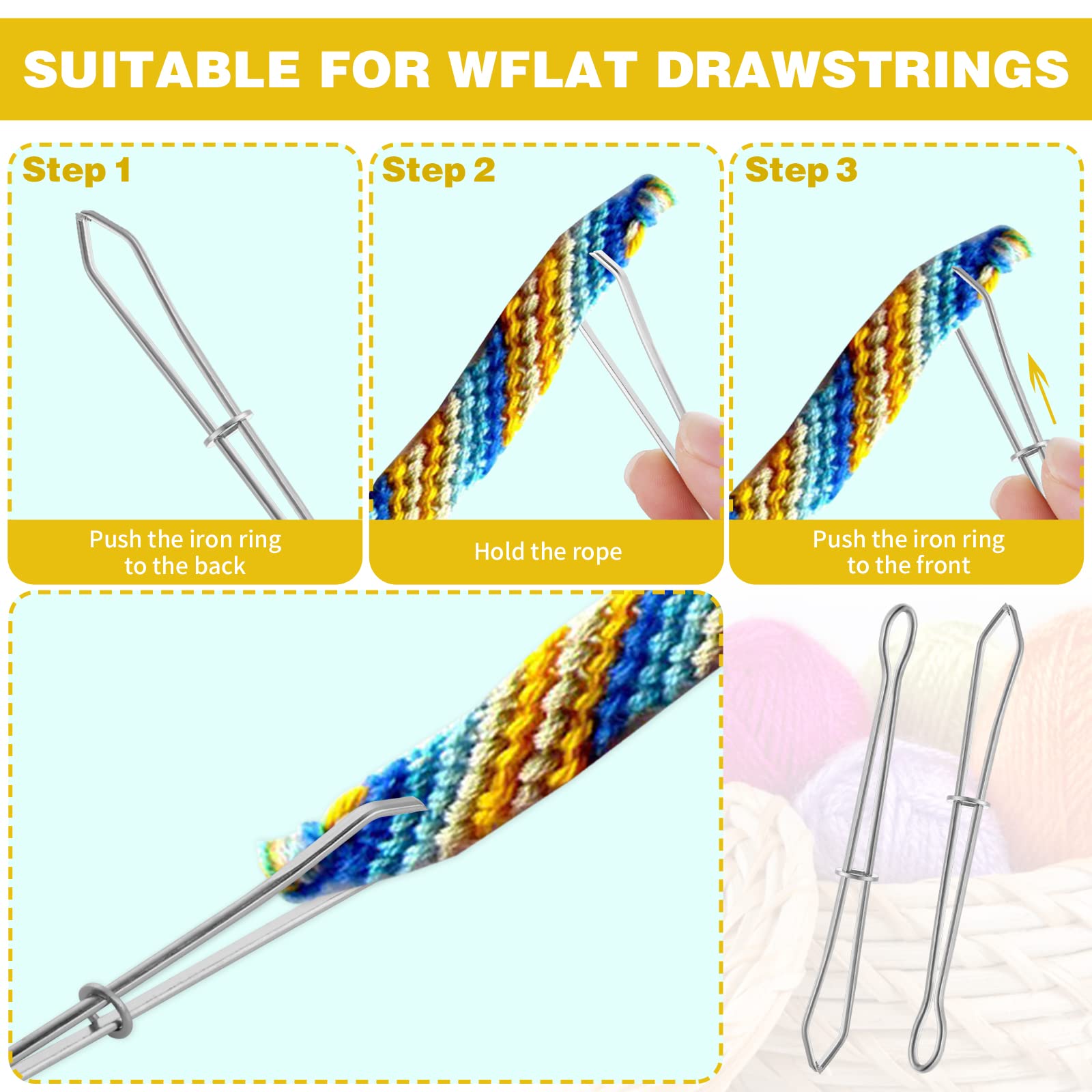 ENGESTON Ensemble De Enfile-Aiguilles à Coudre, Comprend 50 Pcs Enfile- Aiguille Automatique Avec 15 Aiguille