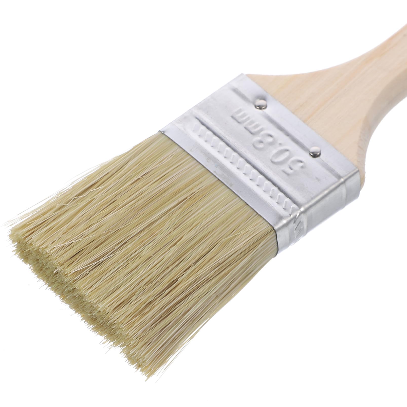 Lurrose Pinceau en Bois à Poils Beige Lot de 23 pour Peinture