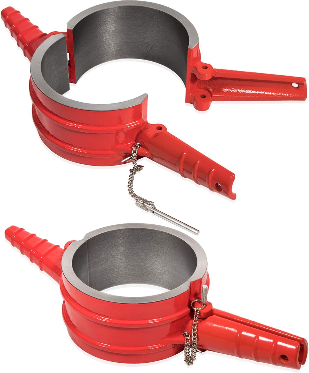 7040 Piston Ring Compressor Remover Installer Tool For Cummins ISX QSX, Caterpillar 3400, 3406 3408 3412 and C-15 5.4" bore Alternative PT-7040 5394454 (Red)