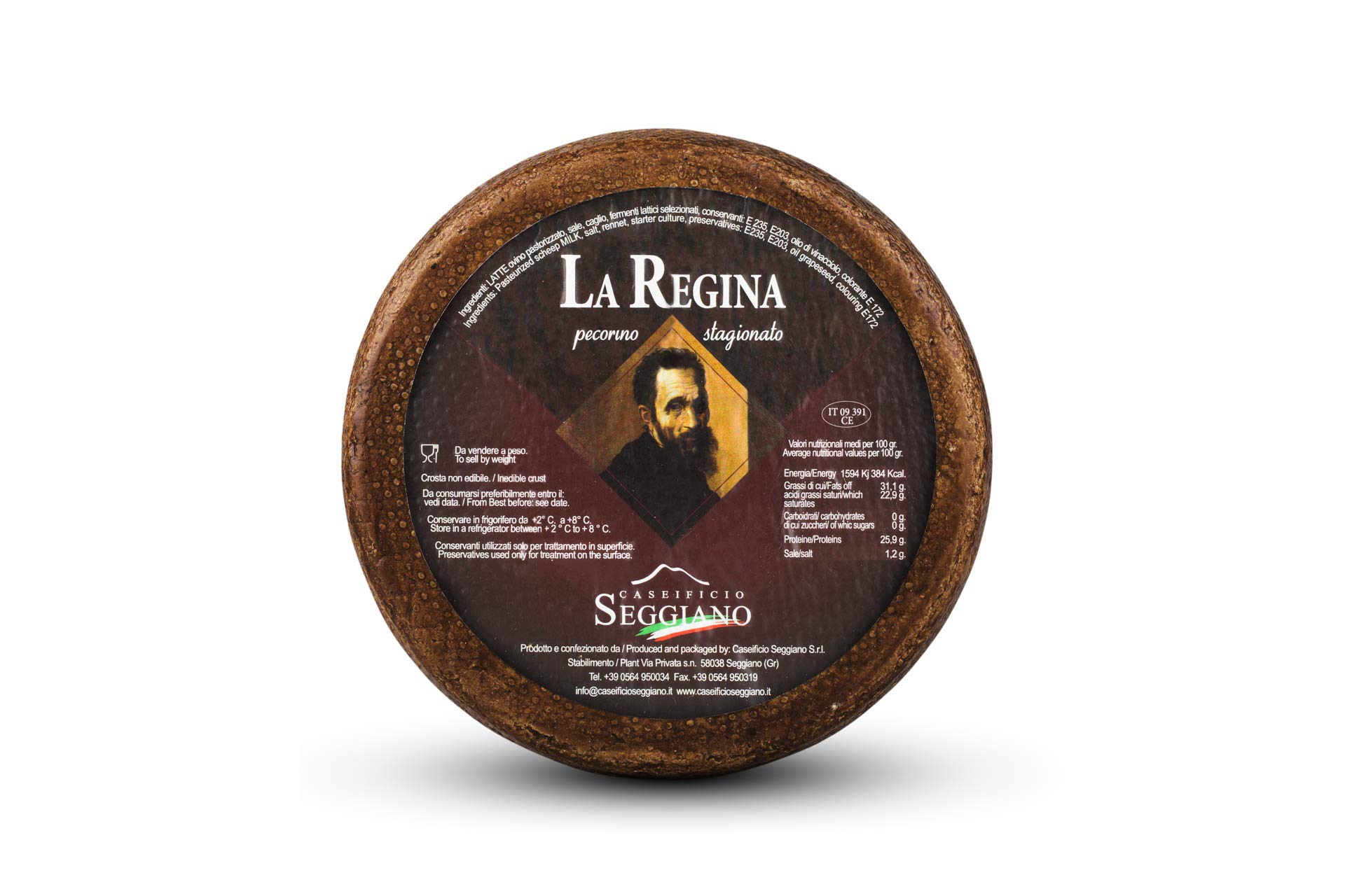 Pecorino Stagionato Di Seggiano (Toscana) - Forma Intera 2,8 Kg Circa