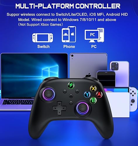 Miniatura 2 de Wireless Switch Controller for Nintendo Switch ControllerLiteOLED- LED Switch Pro ControlleriOSAndroid Game RemoteWired PC Joysticks-Programmable