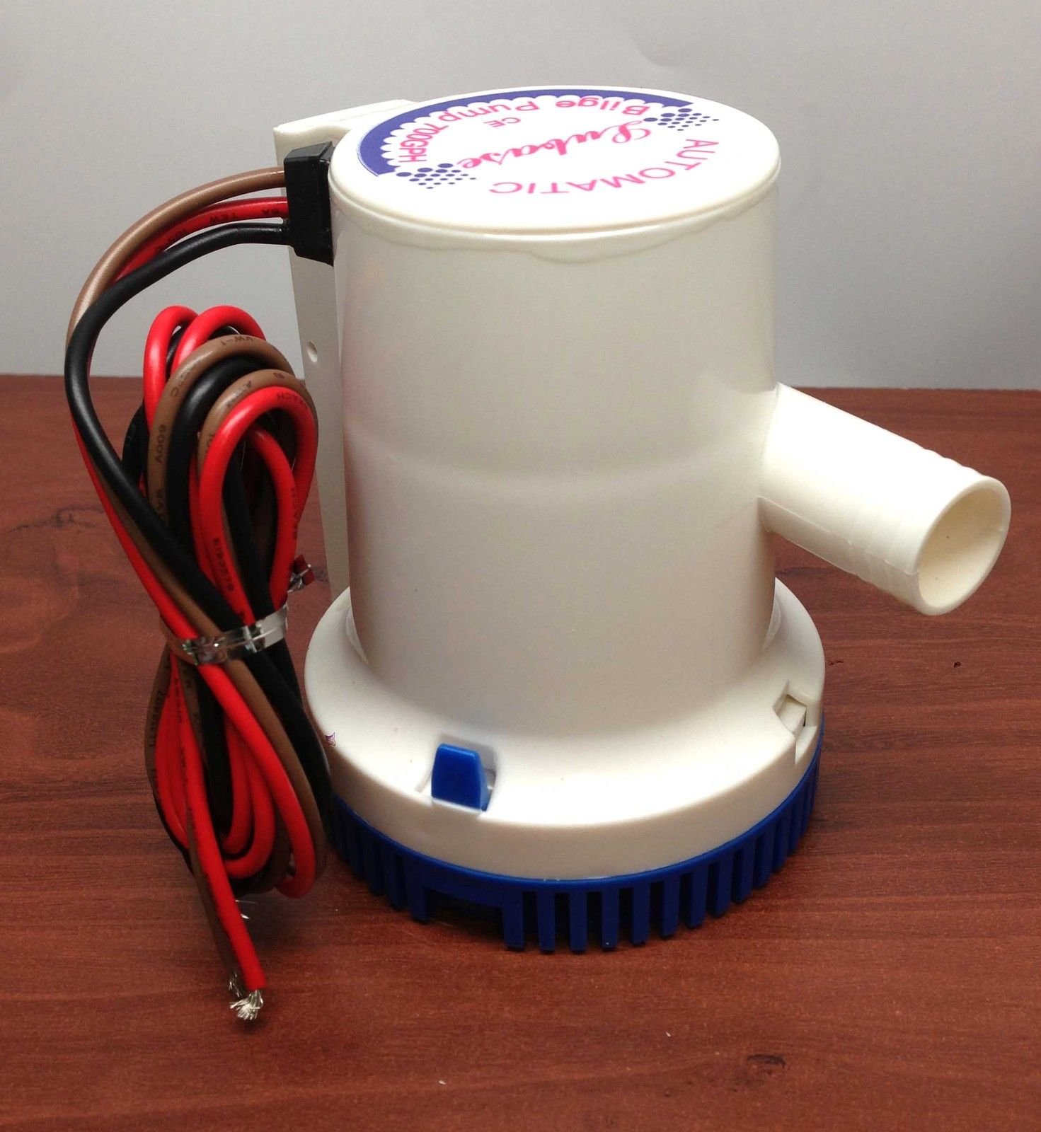 Marine Boat 700 GPH ABS Automatic Bilge Pump 12V Straight Hose Adaptor