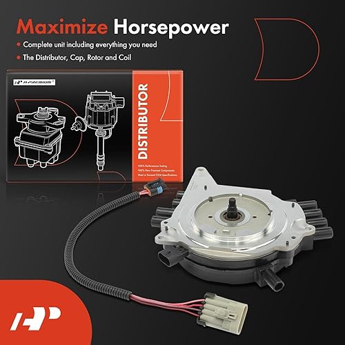 Miniatura 3 de A-Premium Distribuidor de encendido con tapa y rotor compatible con Chevrolet Camaro 1993-1994, Corvette 1992-1994 y Pontiac Firebird 1993-1994, 5.7L