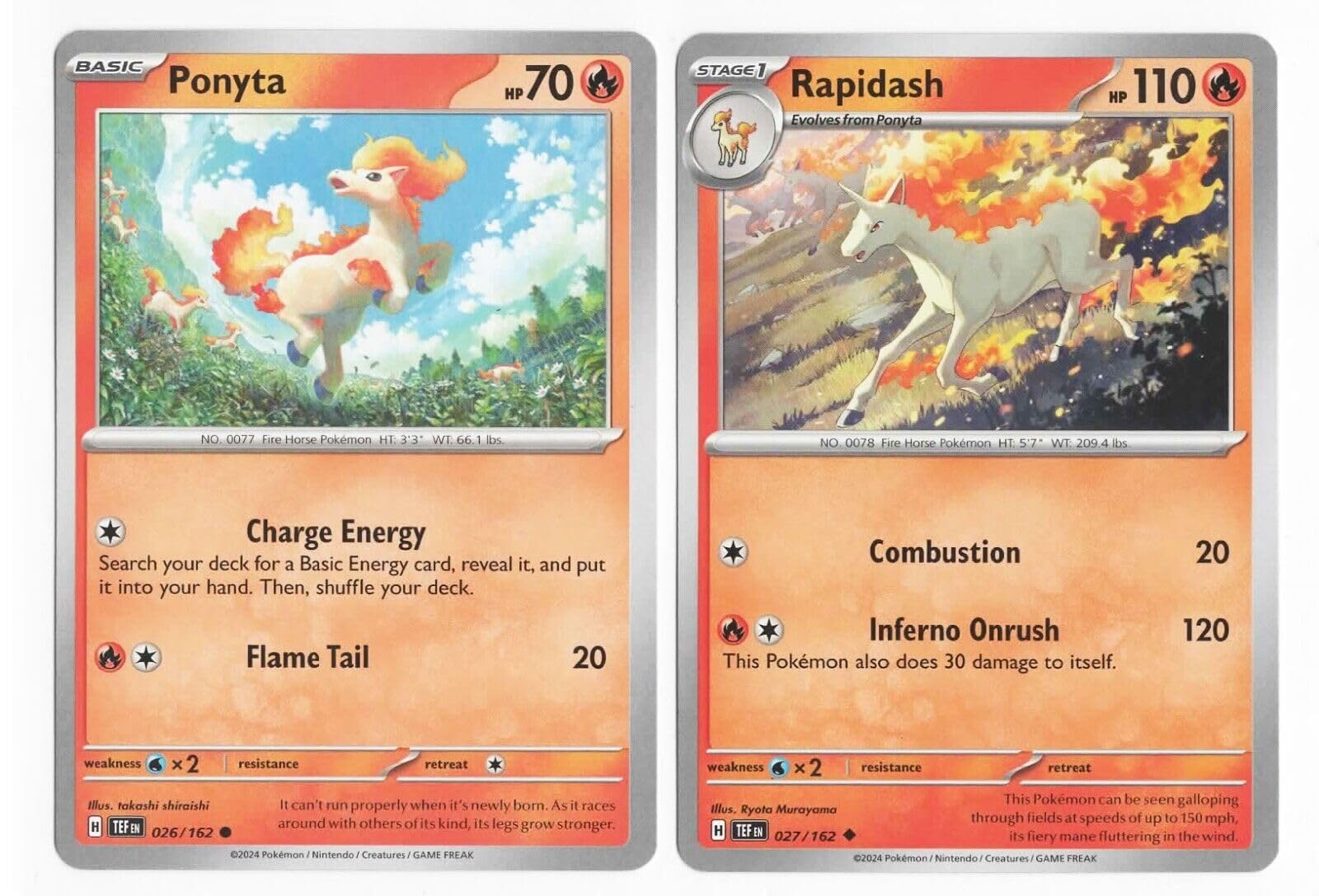 pokemon cards rapidash Rapidash (078/165) [Scarlet & Violet: 151] Damaged Reverse Holofoil main image 0