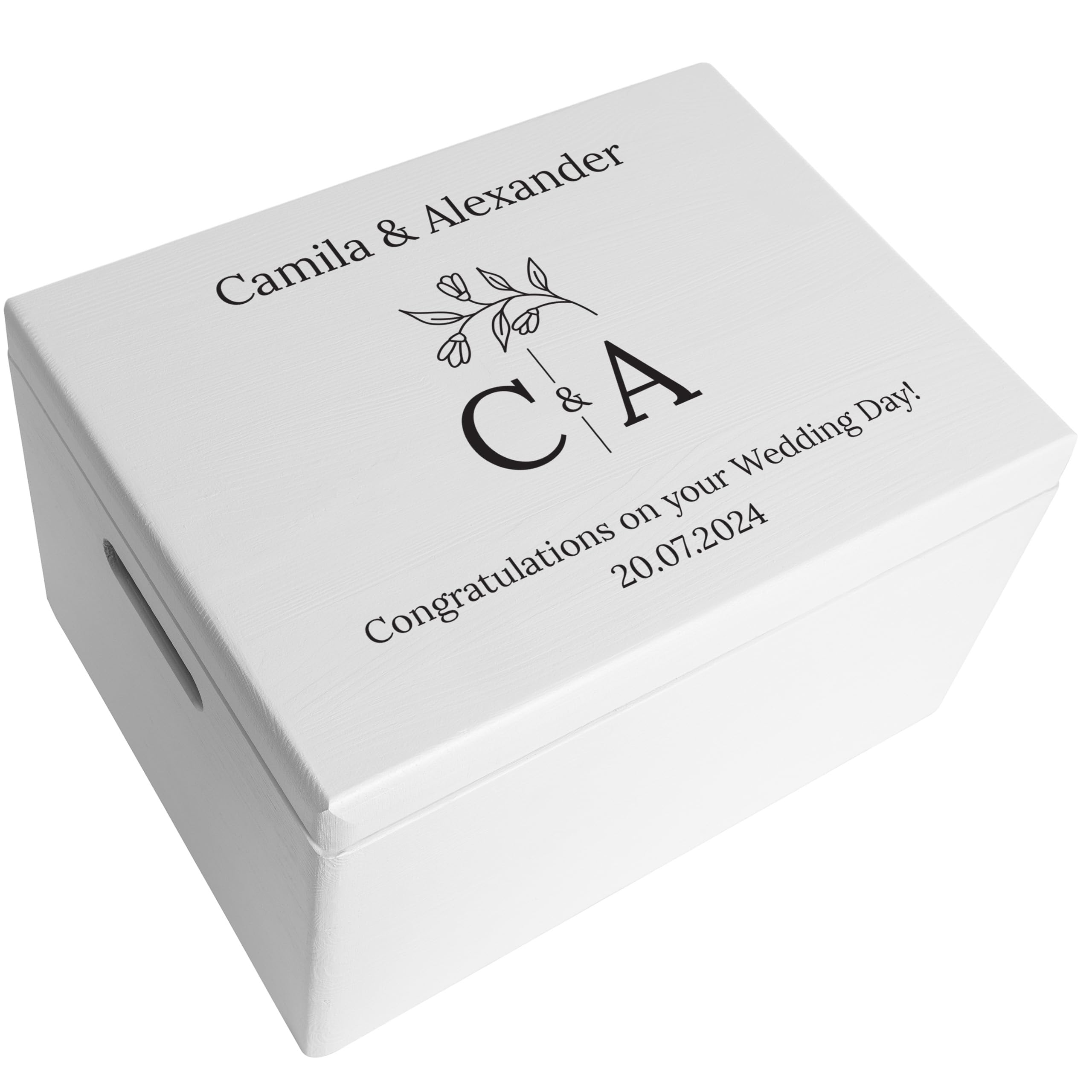 Creative Deco Personalised Wedding Gift | Any Text Gifts for Bride