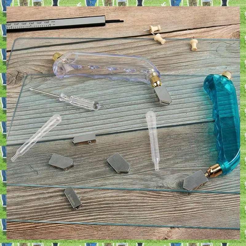 CosmoMart® Precision Glass Cutter Kit: 2 Cutters, 4 Replaceable Heads, & Screwdriver for Stained Glass & More-picture-28