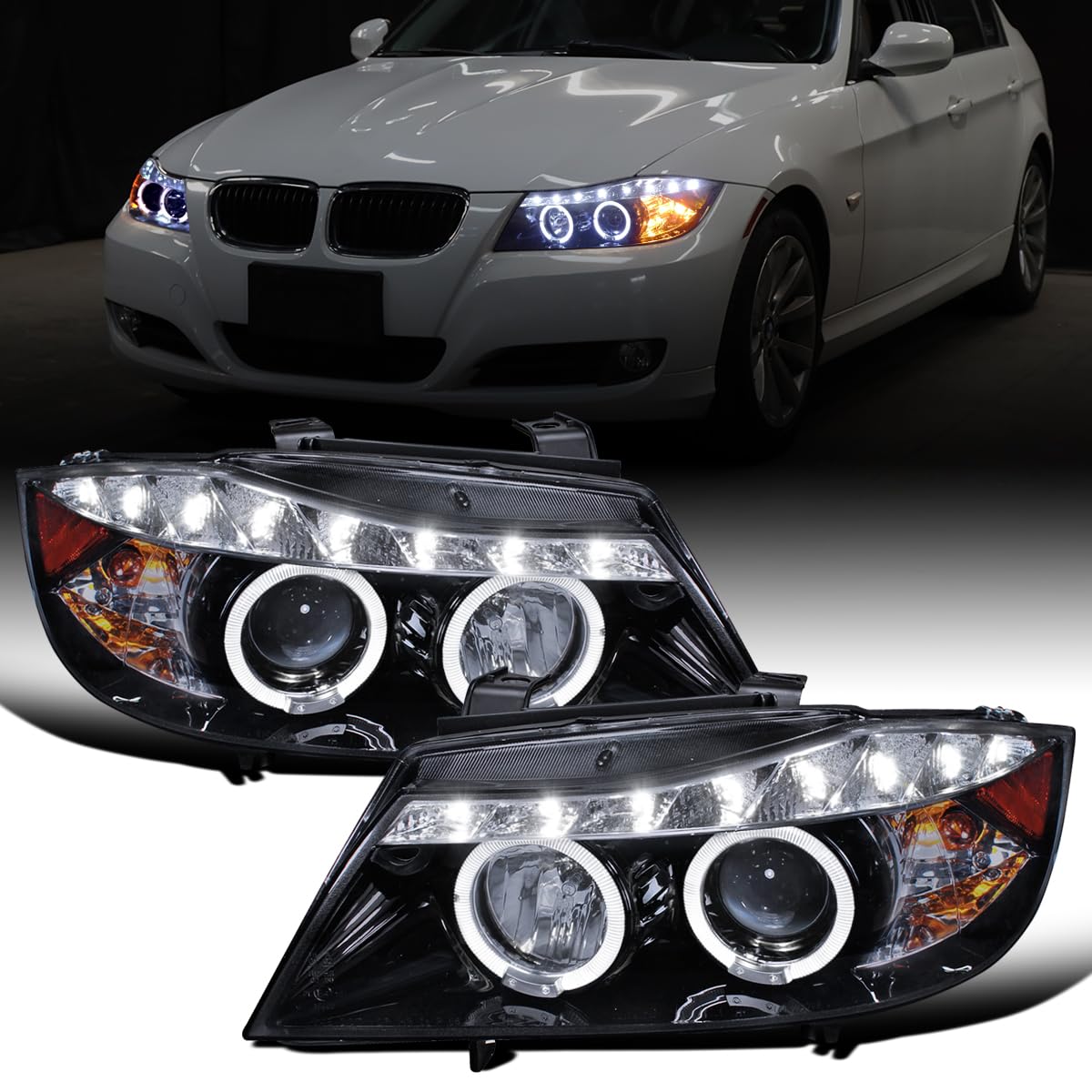Ronnin LED Angel Eyes / Halogen Projector