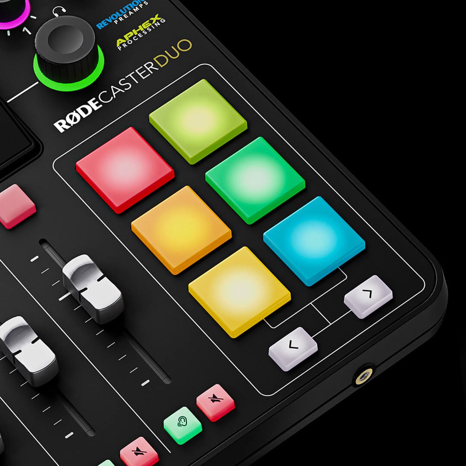 Rode Rodecaster Duo Mischpult mit Rodecover Duo Schutz-Abdeckung und keepdrum Mikrofasertuch