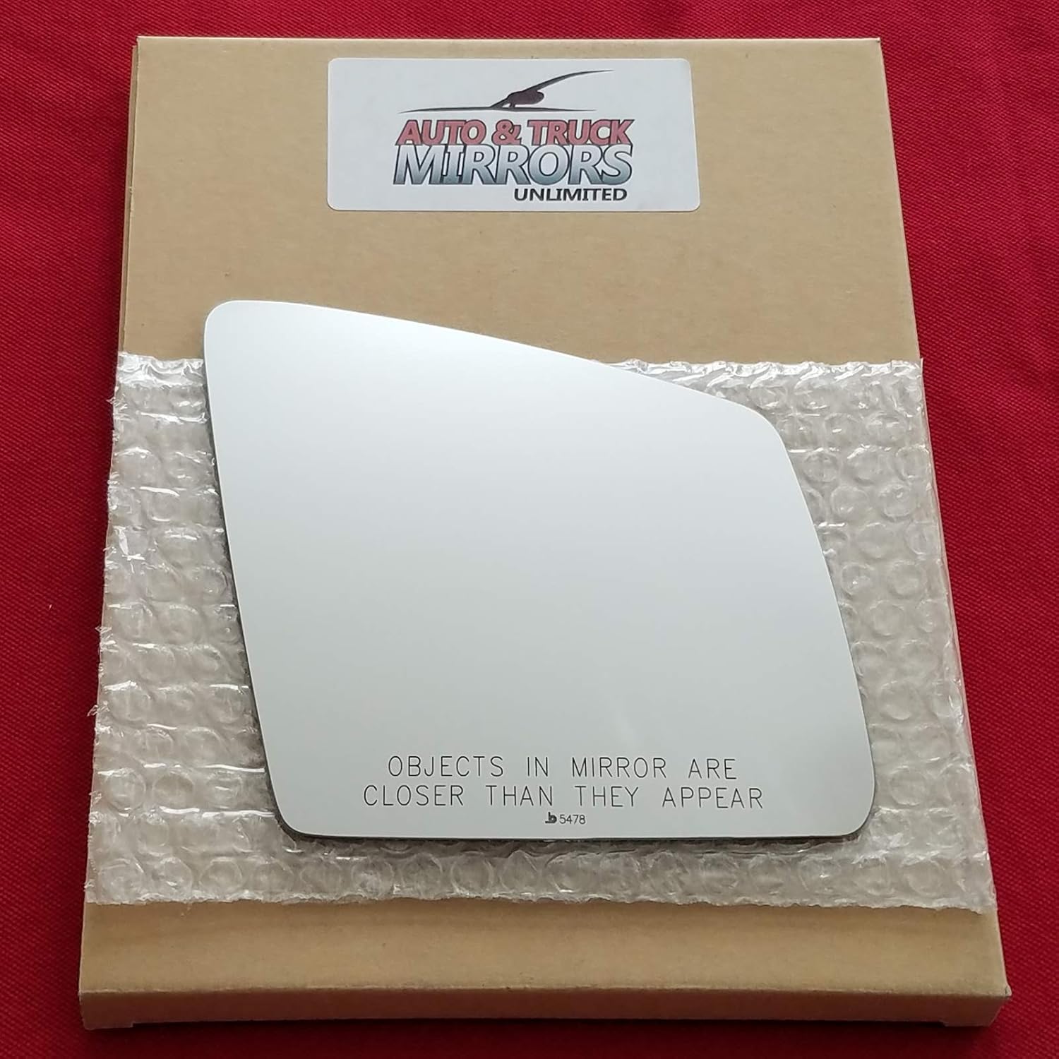 Mirror Glass Replacement + Adhesive Pads for 2011-2015 Mercedes-Benz ML350 Passenger Side - Fits Heated OEM Mirror Only (2011 2012 2013 2014 2015 11 12 13 14 15)