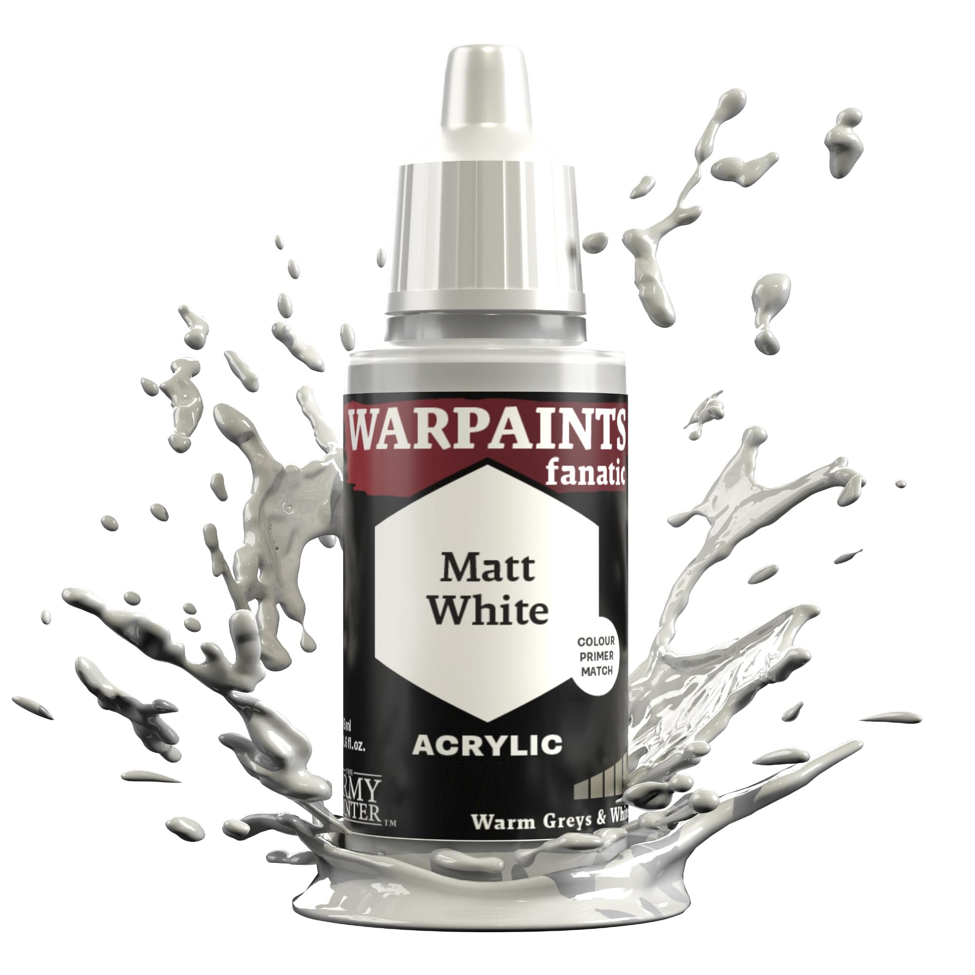 The Army Painter Warpaints Fanatic: Matt White - 18ml