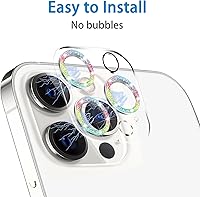 Vista 113 de 3 Pack Tempered Glass Camera Lens Protector for iPhone 12 6.1", Ultra HD, 9H Hardness, Anti-Scratch, Case Friendly, Easy to Install