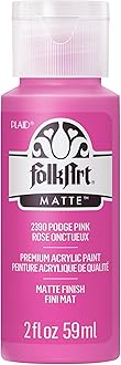 FolkArt Acrylic Paint in Assorted Colors (2 Ounce), 2390 Podge Pink