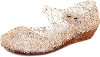 Jelly Sandals for Girls Dreamy Princess Style Girls' Sandals - New Summer Flat Non-Slip Princess Shoes