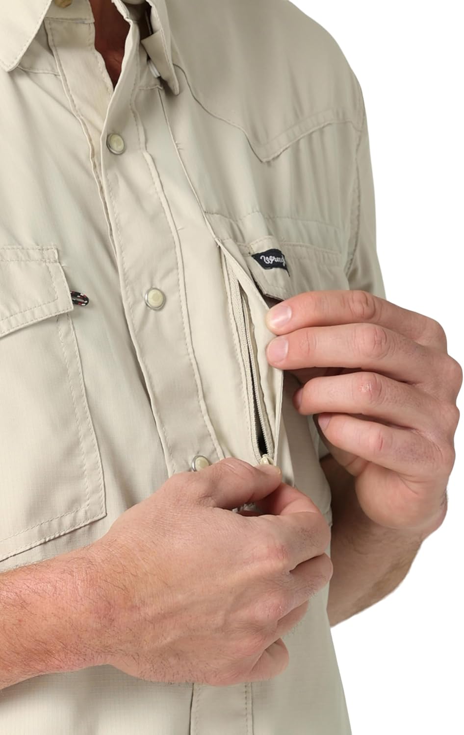 Wrangler 112323744 Mens Black Performance Shirt - Image 6