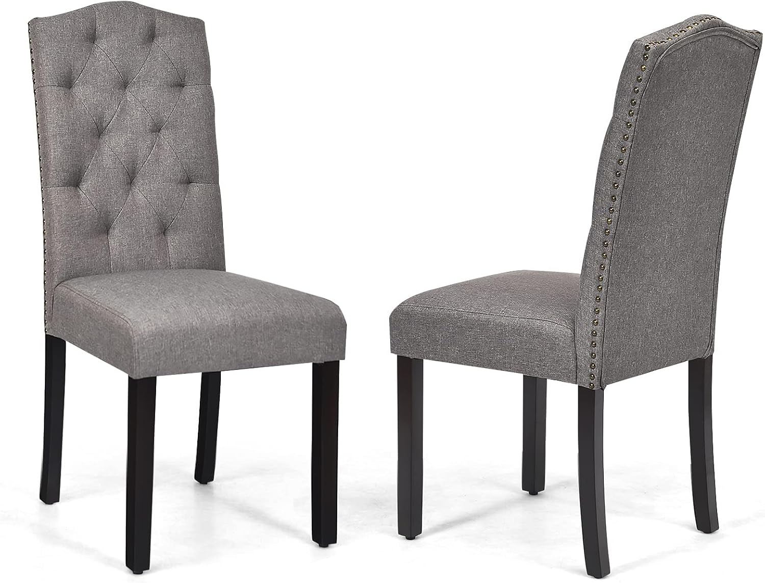 ERGOMASTER Dining Chairs Set of 2 with AntiSlip Foot