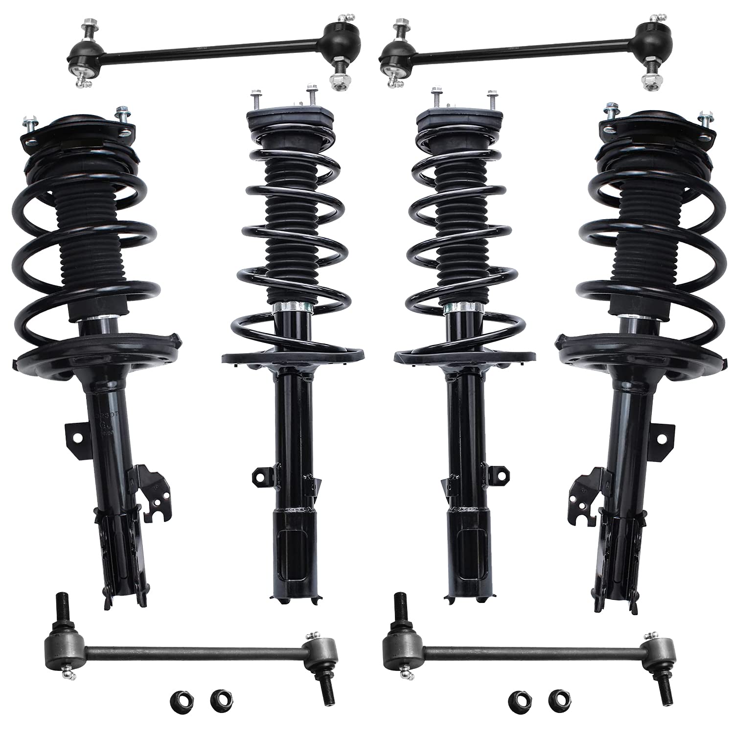 Detroit Axle 8pc Struts Sway Bars