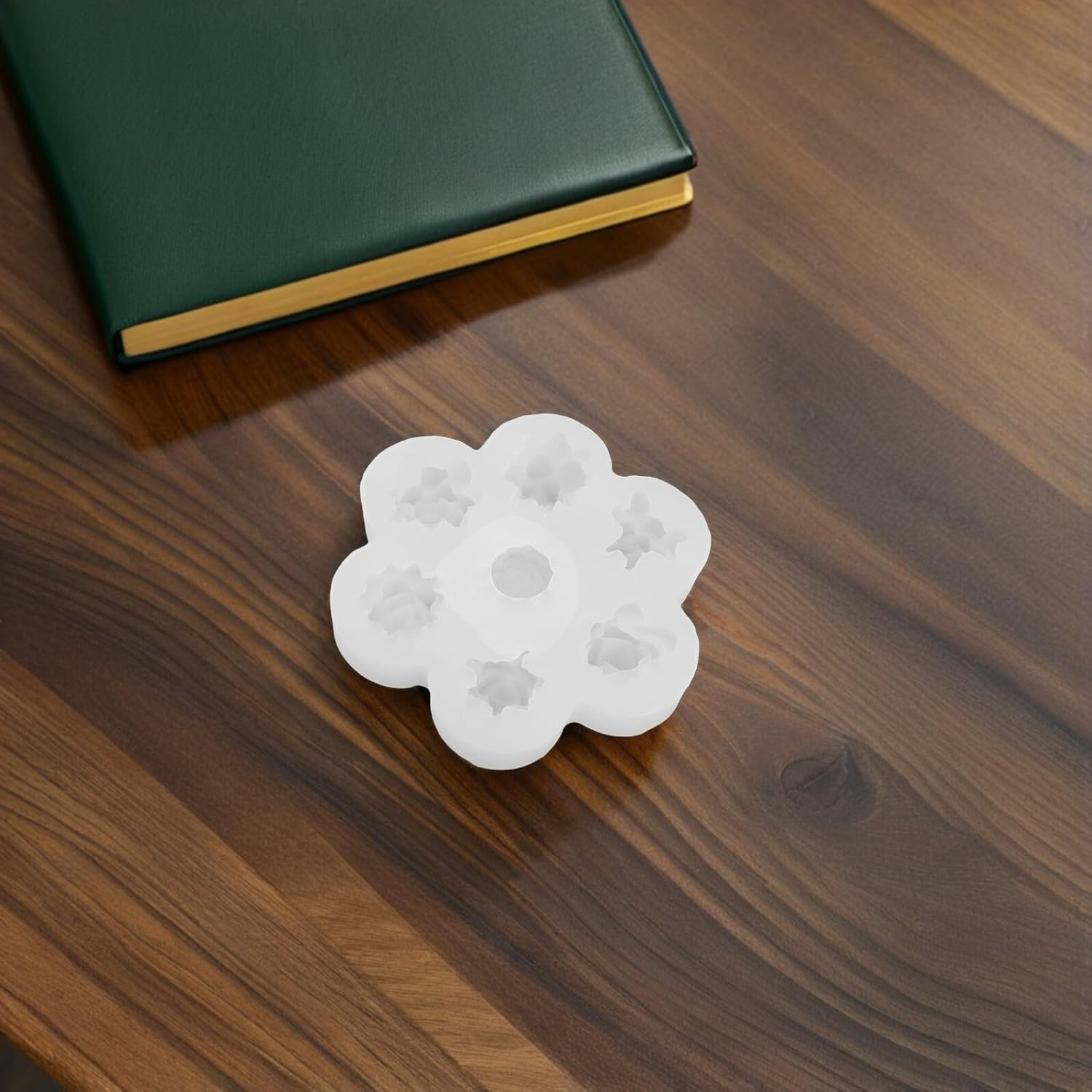 2pcs Silicone Succulent Candle Mold 7 Cavity Crafting Set