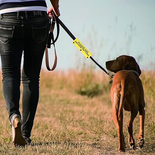 Miniatura 7 de Divertida funda para correa para perro, por favor, pregunte antes de acariciar, correa para perro, funda para regalo de cumpleaños para mascotas