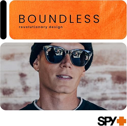 Vista 5 de SPY Boundless Cateye - Lentes de sol para hombre y mujer + paquete con kit de gafas de diseñador iWear