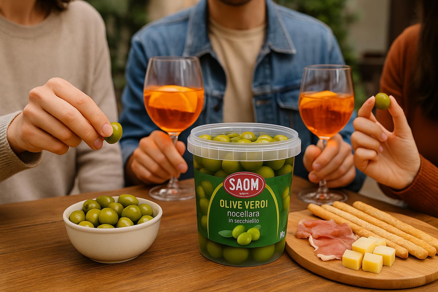 Olive Verdi Nocellara di Sicilia 6x1Kg – Secchiello Richiudibile – Totale 6Kg – Giganti, Carnose e Croccanti – Ideali per Aperitivi, Antipasti e Cucina Mediterranea