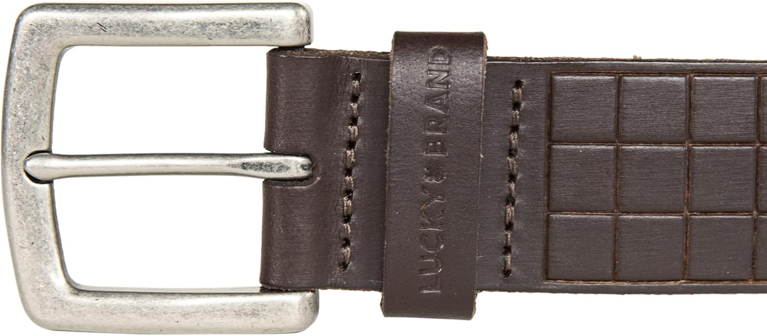 Lucky Brand Men's Genuine Leather Belt | Classic | Casual | Everyday | Western | American Heritage | Metal Buckle - Image 3