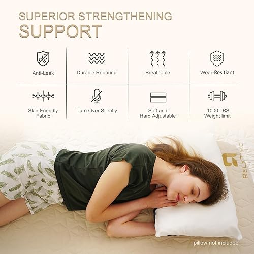 Miniatura 2 de Colchón de aire individual cama de viaje para niños y adultos con bomba eléctrica, colchón inflable portátil inflable para cama de piso para