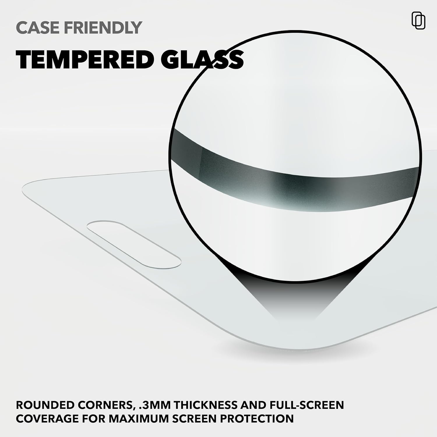 cellhelmet Tempered Glass Screen Protector for iPhone 16 Pro with Alignment Tray