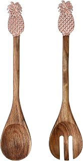 Pavilion - 13" Spork & Spoon Pineapple - Nautical Boat Beach Serving Utensils Mixing Ocean Seaside Cottage Summer Kitchen Beachhouse Gift Hostess Present