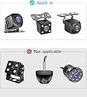 Vista 5 de Pixelman Soporte de cámara trasera - Parabrisas y montaje de espejo, soporte de cámara de respaldo con adhesivo (2PCS)