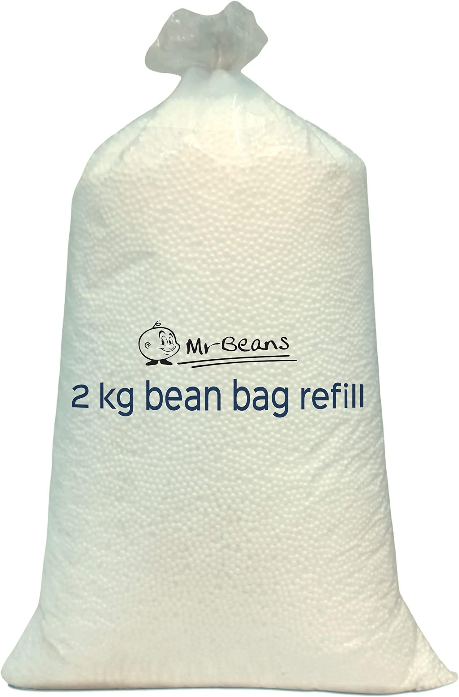 Mr Beans 2kg Premium A-Grade Bean Bag Filler (White)