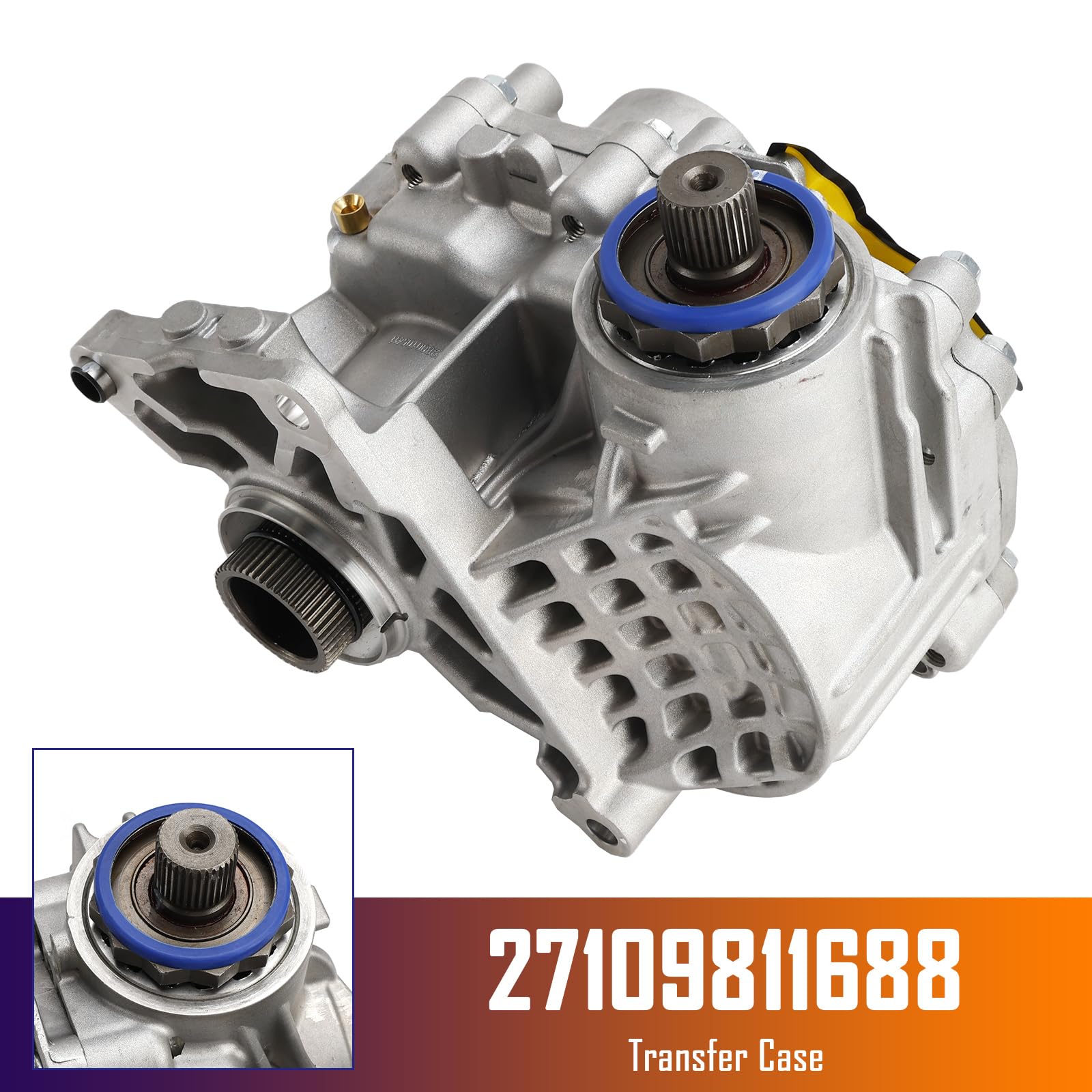 Topteng Transfer Case 27109811688 27109811709 Apto para Mini Countryman ALL4 S 2011-2017, Apto para Mini Paceman ALL4 S 2013-2015, Apto para Mini John Cooper Works ALL4 Paceman 2013-2015