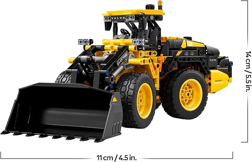 LEGO Technic Volvo L120 Electric Wheel Loader - Construction Vehicle Toy with Articulated Steering and Moving Shovel - Birthday Gift for 9+ Year Old Boys - 42209 - 7