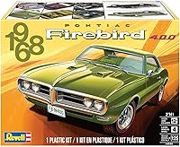 Revell 1:25 1968 Pontiac Firebird 2'N1 Model Kit #14545 - 122 Parts, Skill Level 4, Authentic Ram Air Engine & Decals