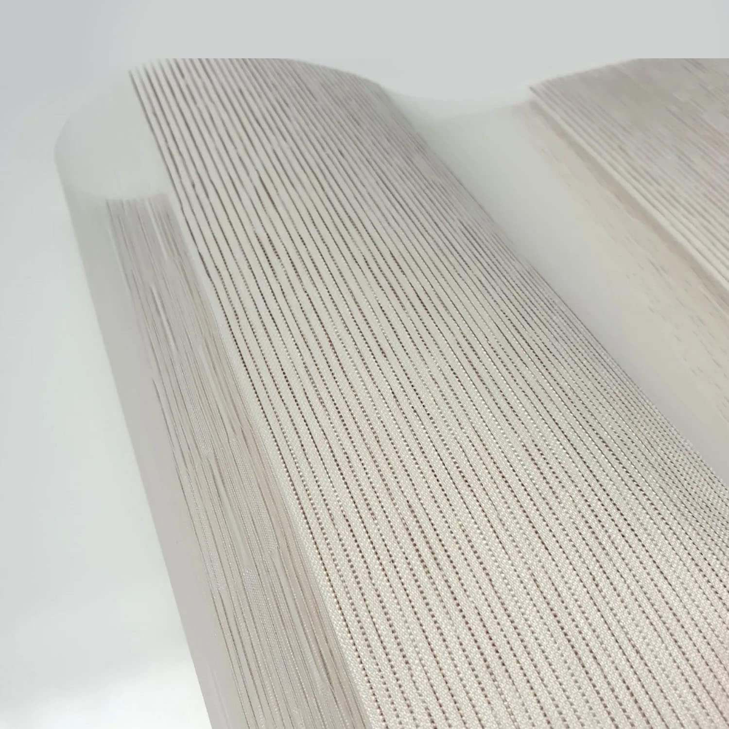 MADECOSTORE Estor Doble Enrollable día y Noche Must – Beige – 154 x 250 cm – Fijación con perforación – Cadena cromada, Poliéster, 153l x 150L cm