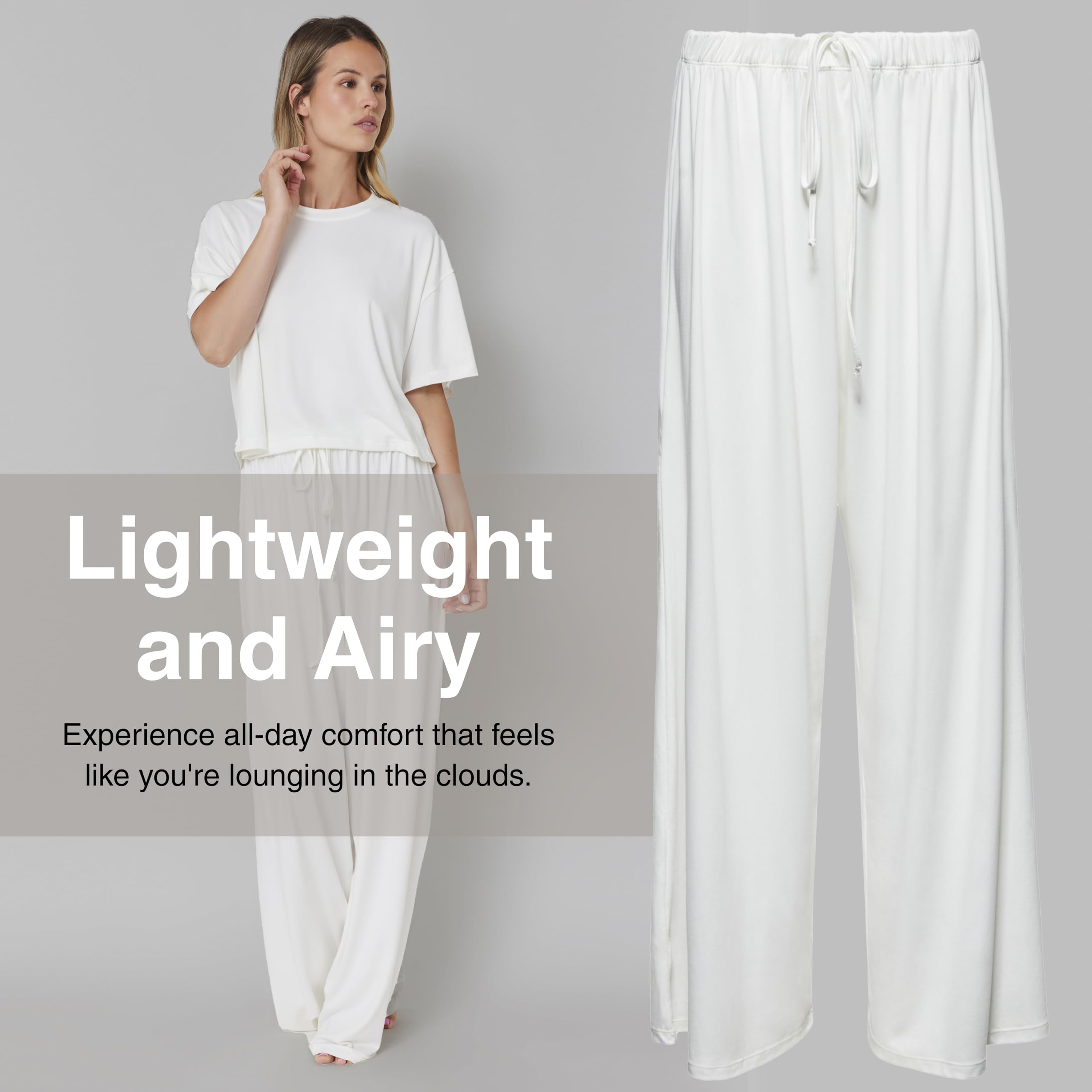 BUMPSUIT Cloud Slim Pant Pantalón de Maternidad, Marfil, Large para Mujer