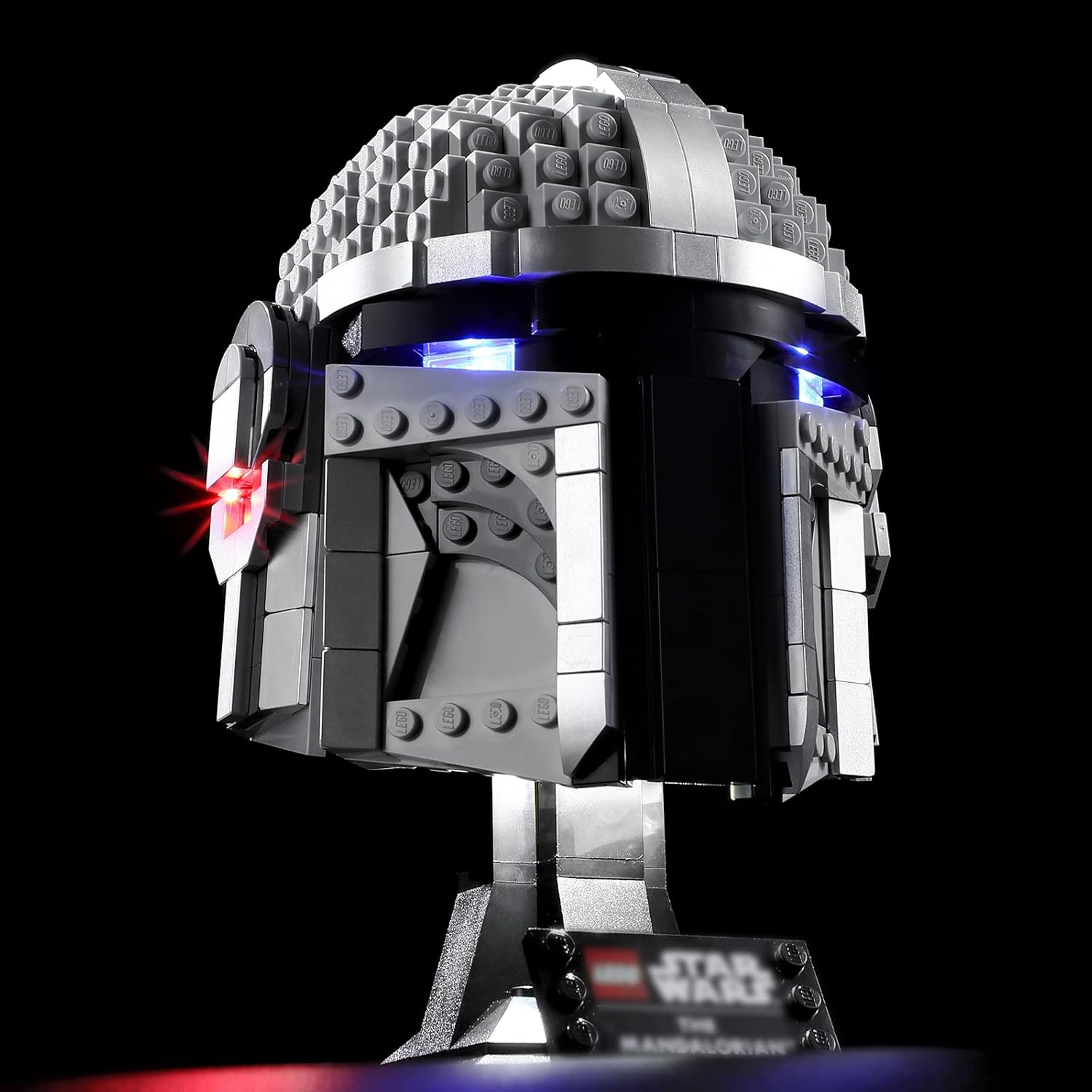 BRIKSMAX Led Lighting Kit for The Mandalorian Helmet - Compatible with Lego 75328 Building Blocks Model- Not Include The Lego Set - Image 4