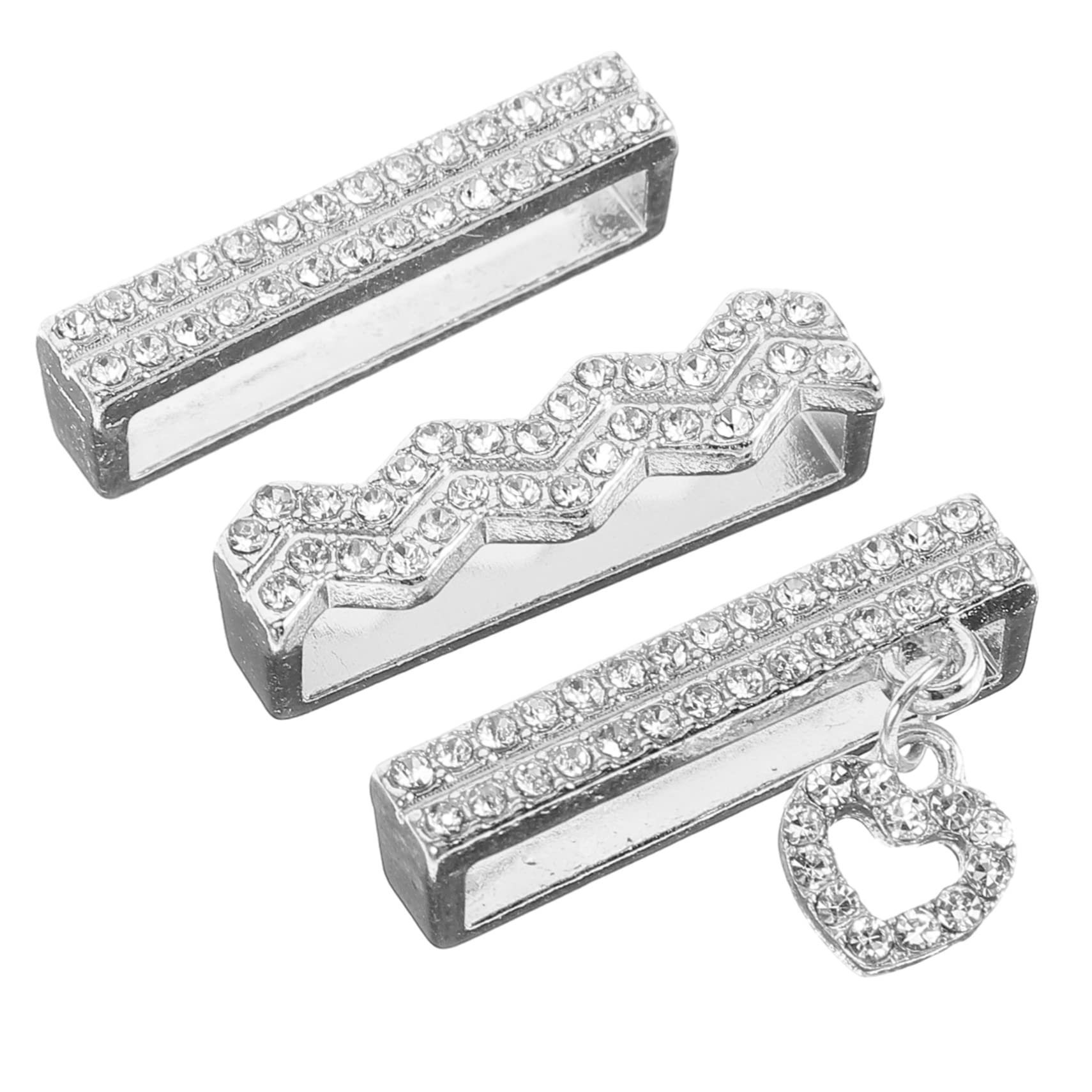Accessoires de montre connectée strass argentés pour customiser bracelet - 8