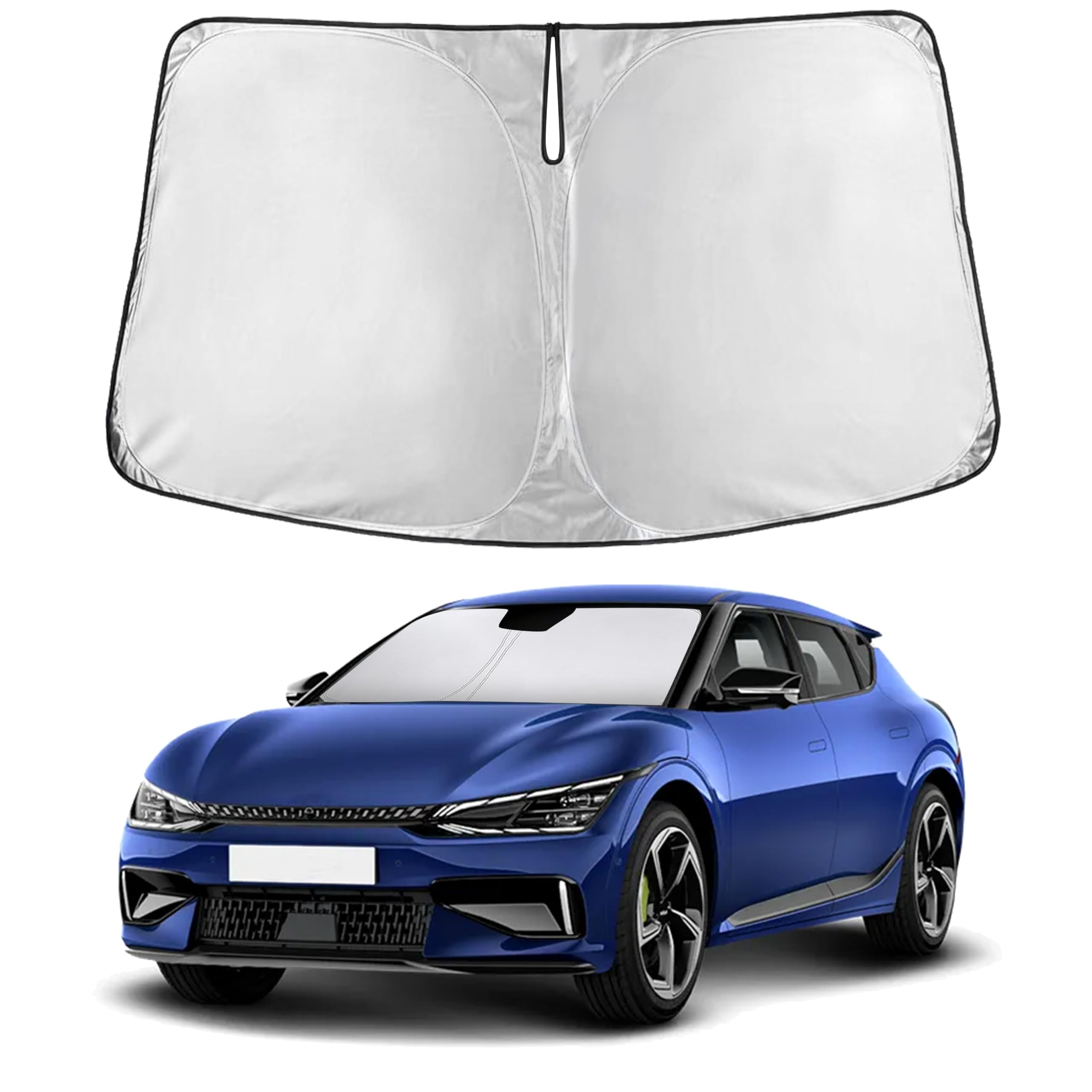 EcoNour Windshield Sun Shade Compatible for Kia EV6 2022–2024 2025 2026