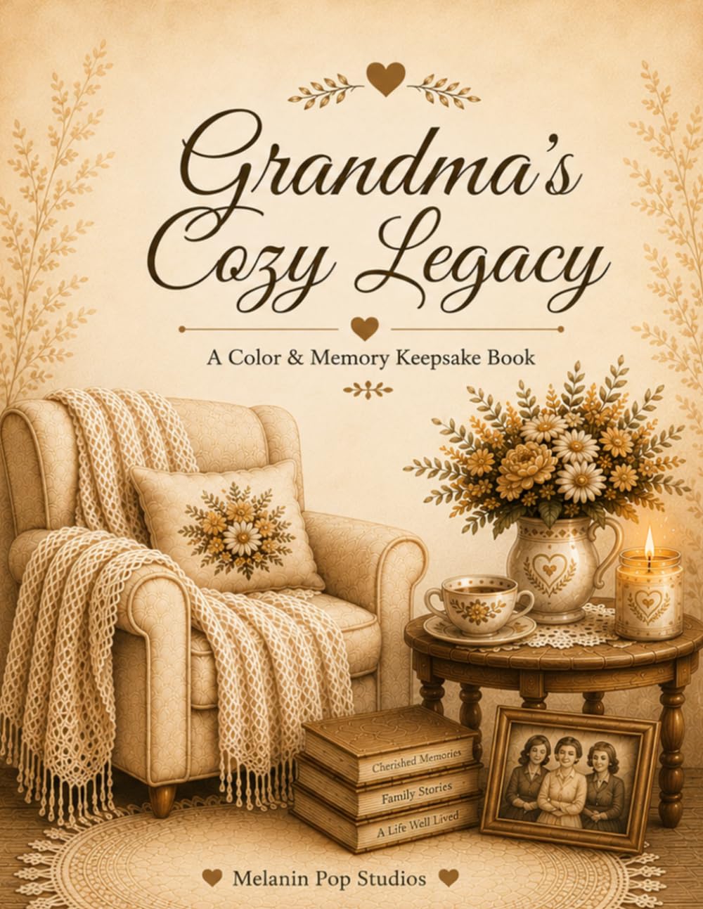 Grandma’s Cozy Legacy: A Color & Memory Keepsake Book