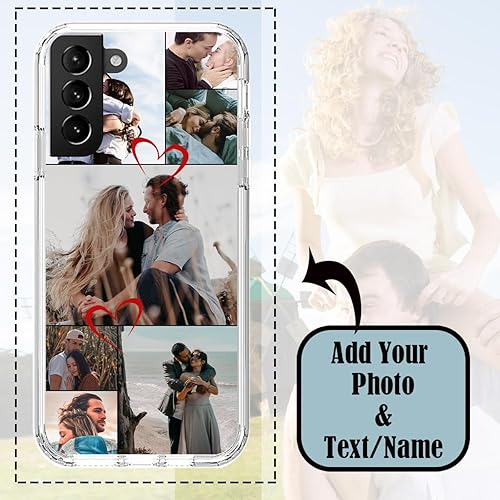 Vista 30 de Funda transparente 3 en 1 diseñada para teléfono Galaxy S21, Plus/Ultra/FE 5G Samsung, capas protectoras híbridas [protector de pantalla] Borrar 05