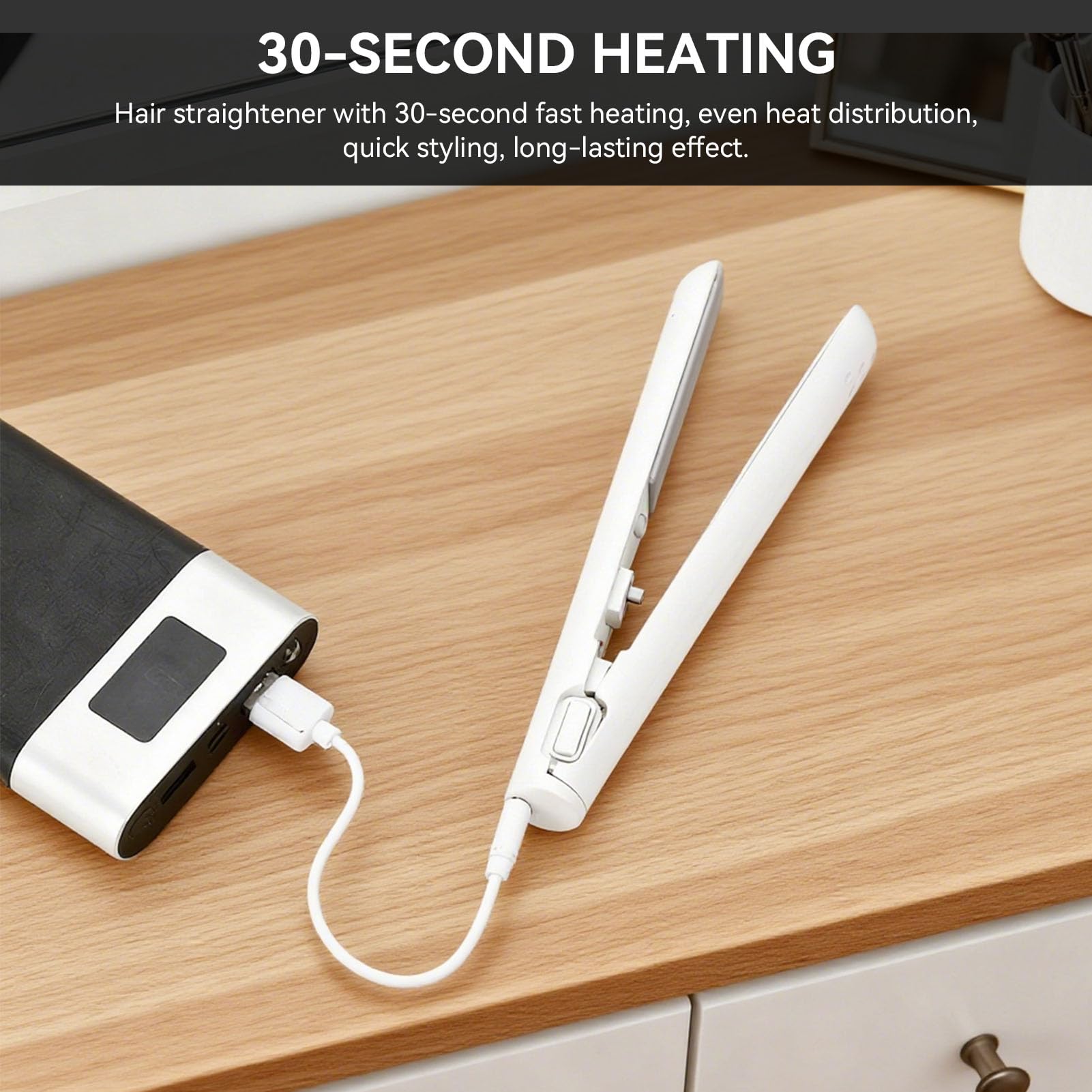 Amazon.com : 2 in 1 Hair Straightener and Curler, Mini Hair  display picture 1