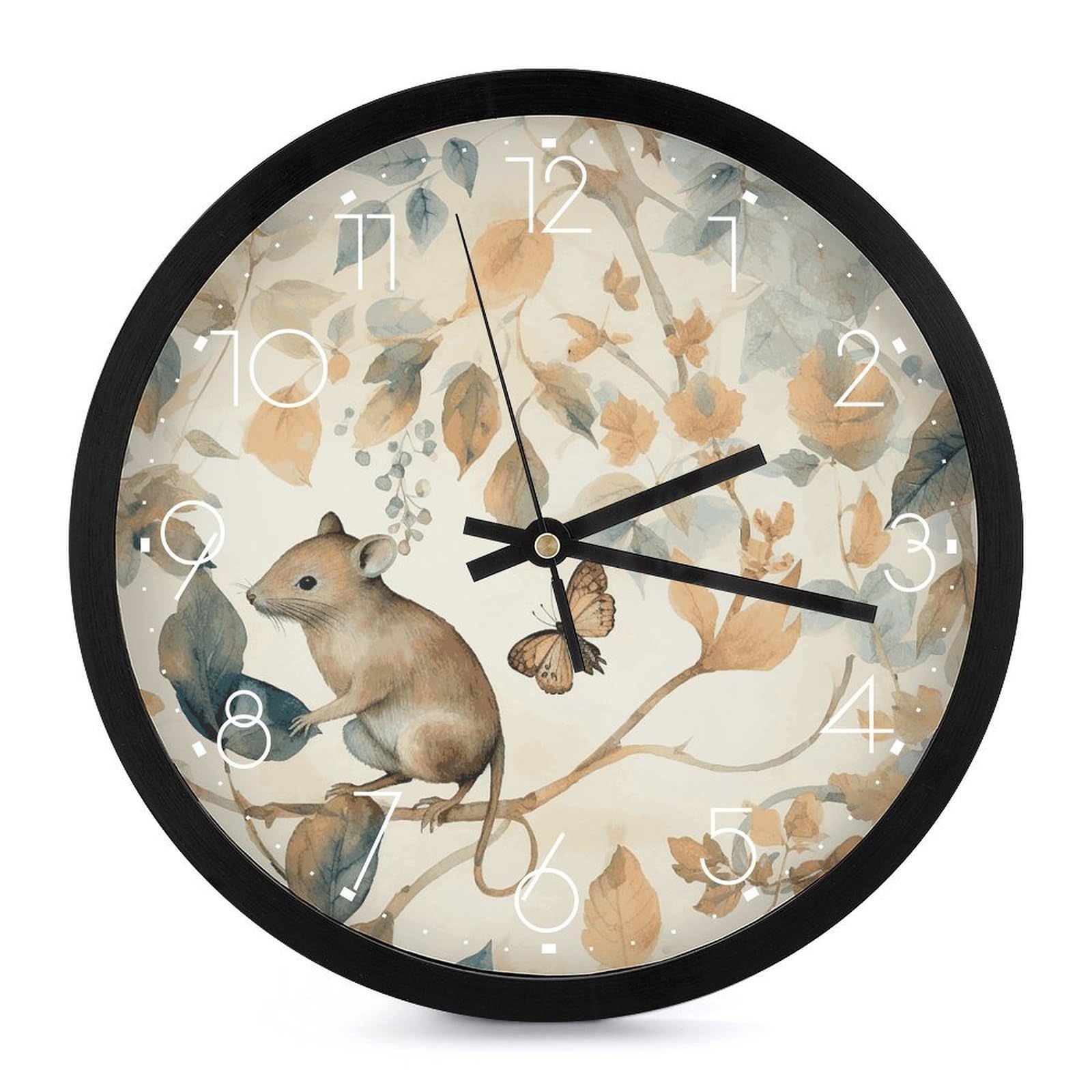 Horloge murale pour salle de classe et chambre d'enfant design ludique