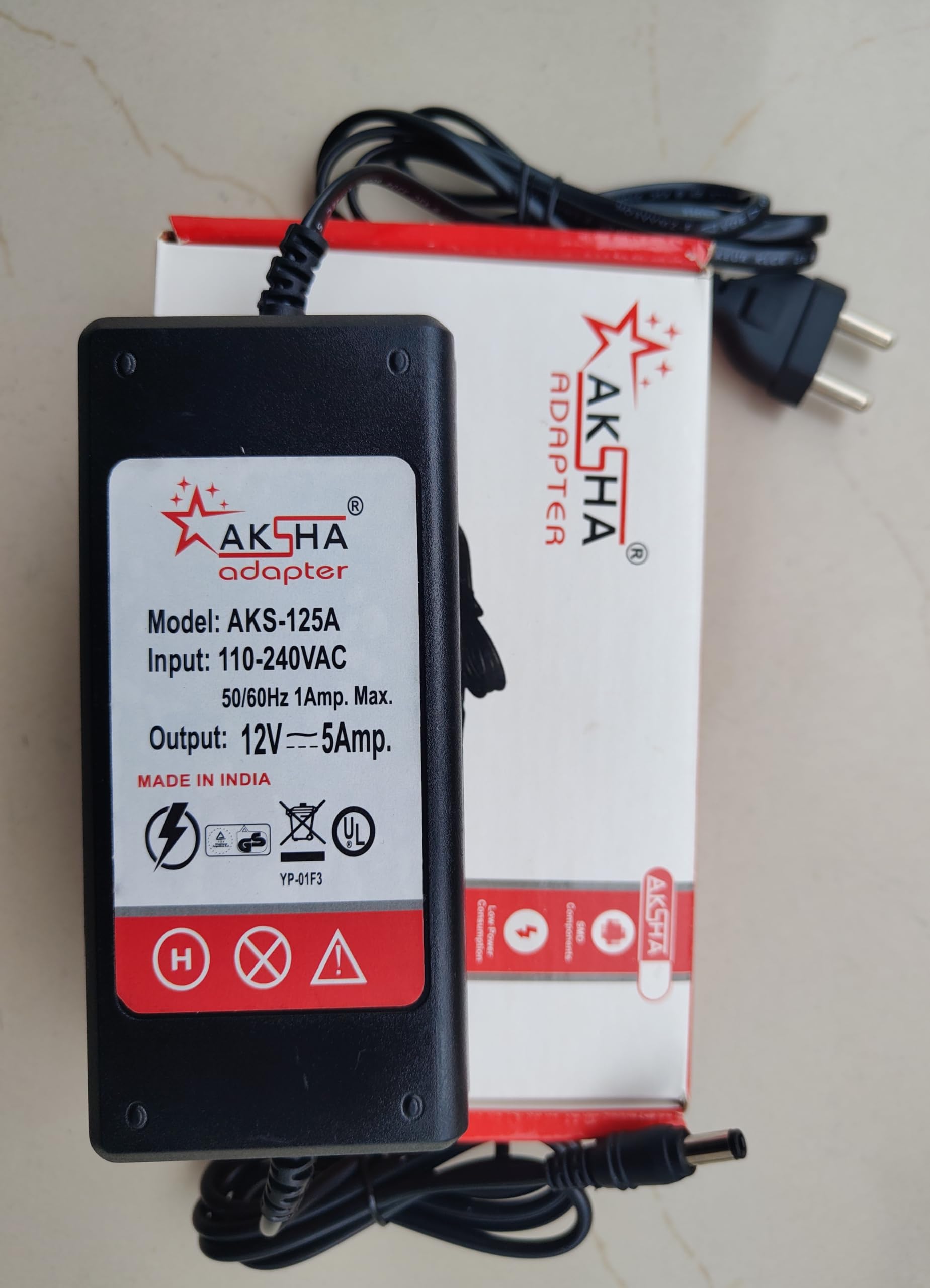 12V 5A Power Adapter AKS-125A | Made in India-image-5