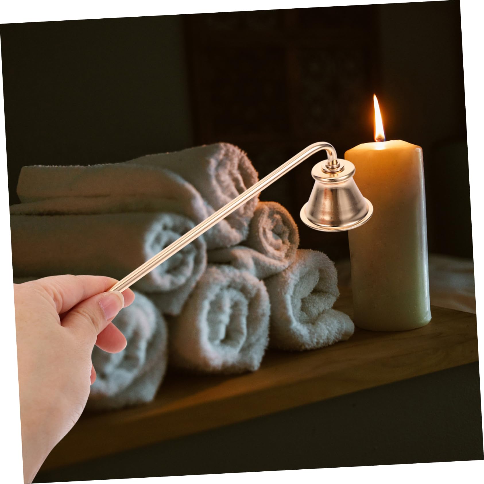 MAGICLULU Candle Extinguisher Snuffer and Practical Tool for Easily Extinguishing Candle Flames for Home and Giving Elegant Finish