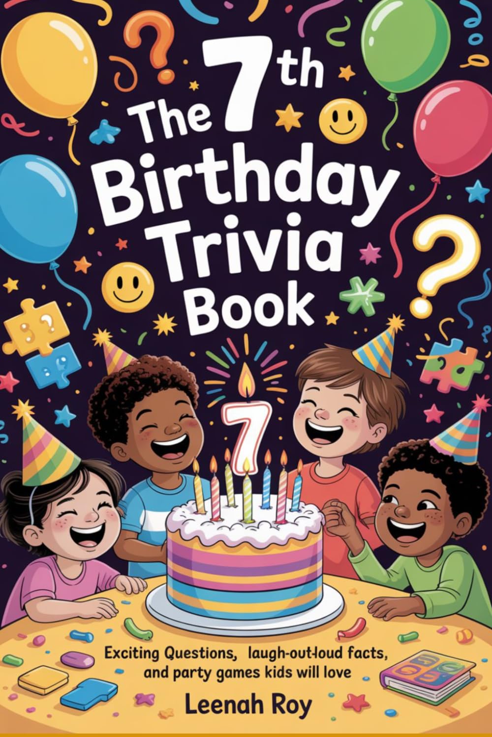The 7th Birthday Trivia Book: Exciting Questions, Laugh-Out-Loud Facts, and Party Games Kids Will Love