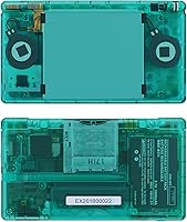 Vista 28 de eXtremeRate Carcasa completa de repuesto negra transparente para Nintendo DS Lite, funda de consola de mano personalizada con botones, lente