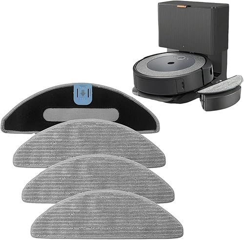 Walbest Almohadillas de repuesto compatibles con iRobot Roomba Combo i5i5+j5j5j5+, almohadillas de repuesto de limpieza lavables y reutilizables